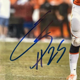 Chris Harris Jr. Autographed 8x10 Photo with Plaque JSA COA