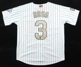 David Ross Signed Cubs Majestic Authentic Jersey 2016 World Series Patch Beckett