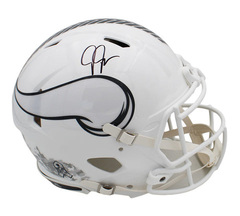 Justin Jefferson Signed Minnesota Vikings Speed Authentic STS 3 NFL Helmet