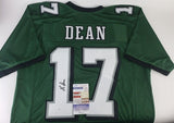 Nakobe Dean Signed Philadelphia Eagles Jersey (JSA COA) 2021 National Champs Ga.