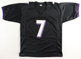 Rashod Bateman Signed Baltimore Ravens Black Jersey (Beckett) 2021 1st Round Pck