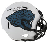Jaguars Calvin Ridley Signed Lunar Full Size Speed Rep Helmet W/ Case BAS Wit