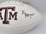 Johnny Manziel Autographed Texas A&M Logo Football 12 Heisman Fanatics ZZ0142398