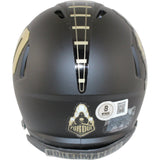 Mike Alstott Signed Purdue Boilermakers Vintage Pete Mini Helmet Beckett 50200