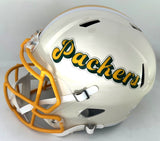 Packers LUKAS VAN NESS Signed Full Size 26 RETRO Replica Speed Helmet AUTO - JSA