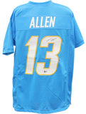 Keenan Allen Autographed/Signed Pro Style Sz XL Beckett Witness 55359