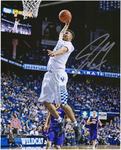 Jamal Murray Kentucky Wildcats Signed 8" x 10" Dunk in White Photo