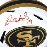 DEEBO SAMUEL Autographed 49ers Lunar Eclipse Authentic Speed Helmet FANATICS