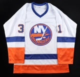 Billy Smith Signed New York Islanders Jersey (JSA COA) 4xStanley Cup Champ