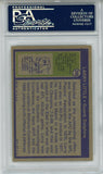 Larry Little Autographed 1972 Topps #240 Trading Card PSA Slab 43623
