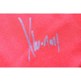 Xavier Worthy Signed Kansas City Chiefs Red Nike Jersey Helmet Fanatics 51721