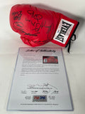 Four Kings Autographed Boxing Glove - Duran, Hagler, Hearns, Leonard PSA LOA