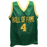 Adrian Dantley Autographed/Signed Pro Style Green Jersey Beckett 42610