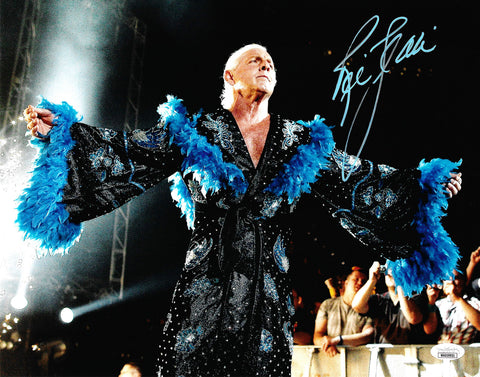 RIC FLAIR AUTOGRAPHED SIGNED 11X14 PHOTO JSA STOCK #203579
