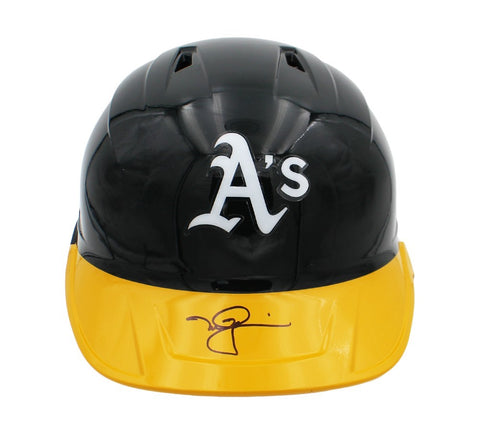 Mark McGwire Signed Oakland Athletics Rawlings Mach Pro MLB Batting Helmet