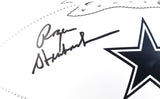 Roger Staubach Autographed Dallas Cowboys Logo Football - Beckett W Hologram