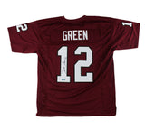 Trent Green Signed Hoosiers Custom Maroon Jersey
