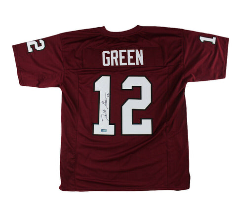 Trent Green Signed Hoosiers Custom Maroon Jersey