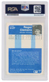 Roger Clemens Autographed Red Sox 1984 Fleer Update Card #U-27 - (PSA Auto 10)