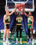 Xavier McDaniel & Dale Ellis Autographed 8x10 Photo MCS Holo 87419