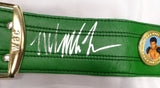 Mike Tyson Autographed Green WBC World Championship Belt Smudged Beckett BJ04149