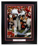 Herschel Walker Autographed/Inscribed 16x20 Photo Georgia Framed Beckett 183613