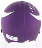 Mike Hughes Signed Vikings Custom Matte Purple Full-Size Helmet (TSE COA) UCF