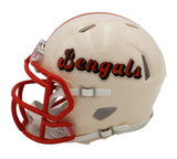 Ja'Marr Chase Signed Cincinnati Bengals Speed Retro NFL Mini Helmet