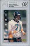 Tony Boselli Autographed/Signed 1995 Images Limited Rookie Card BAS Slab 33169
