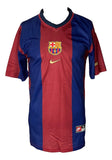 Patrick Kluivert Signed Barcelona FC Nike Soccer Jersey BAS