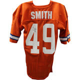 Dennis Smith Signed Broncos Starter Authentic 44 Orange Jersey BAS 45048