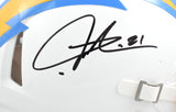 LaDainian Tomlinson Autographed Chargers F/S Speed Authentic Helmet - Beckett W