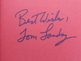 Tom Landry Autographed Book Dallas Cowboys "Best Wishes" Beckett BAS QR #BM37163