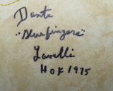 Dante Lavelli HOF Autographed/Inscribed Cleveland Browns Logo Football JSA