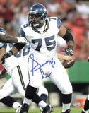 Sean Locklear Autographed Signed 8x10 Photo Seattle Seahawks MCS Holo #63375