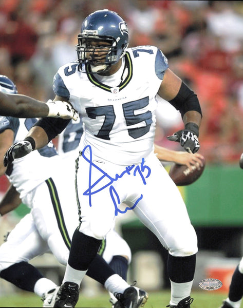 Sean Locklear Autographed Signed 8x10 Photo Seattle Seahawks MCS Holo #63375