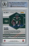 Elijah Moore Signed 2021 Mosaic Rookie Variations #316-V Card BAS 10 Slab 38657