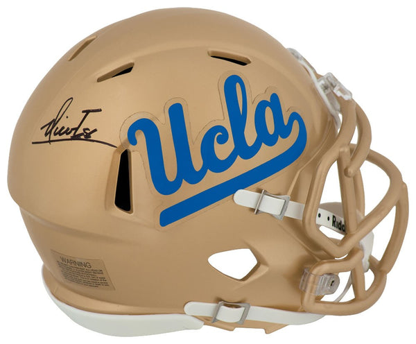 Nico Iamaleava Signed UCLA Riddell Speed Mini Helmet - (SCHWARTZ COA)