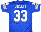Tony Dorsett Autographed Blue College Style Jersey - Beckett W Hologram *Black