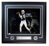 Drew Allar Autographed/Inscribed 16x20 Photo Penn State Framed JSA 183360