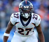 Damarri Mathis Signed Denver Broncos Home Jersey (JSA COA) 2nd Year Defensive Bk