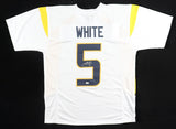 Pat White Signed West Virginia Mountaineers Jersey (JSA) 2009 2nd Rnd Pick Q.B.