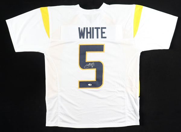 Pat White Signed West Virginia Mountaineers Jersey (JSA) 2009 2nd Rnd Pick Q.B.