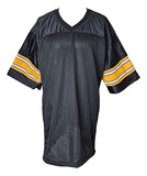 Ham Lambert Russell Signed Custom Black Pro-Style Football Jersey JSA W532217