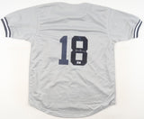 Don Larsen Signed Yankees Jersey (Beckett)Pitched Perfect Game 1956 World Series