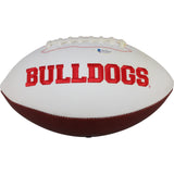 Sony Michel Autographed/Signed Georgia Bulldogs Logo Football Beckett 53934