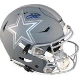 Emmitt Smith Autographed Dallas Cowboys SpeedFlex Slate Helmet Beckett 49593