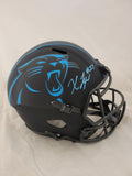 XAVIER LEGETTE SIGNED CAROLINA PANTHERS F/S ECLIPSE SPEED REP HELMET BECKETT
