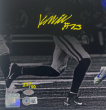 Kyren Williams Autographed Rams "Stiff Arm" 11" x 14" Photo Beckett GDL LE 23/50