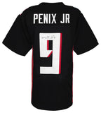 Michael Penix Jr. (FALCONS) Signed Black Custom Football Jersey - (SCHWARTZ COA)
